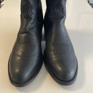 Tecovas Cowboy Boots, Black, Barely Worn
